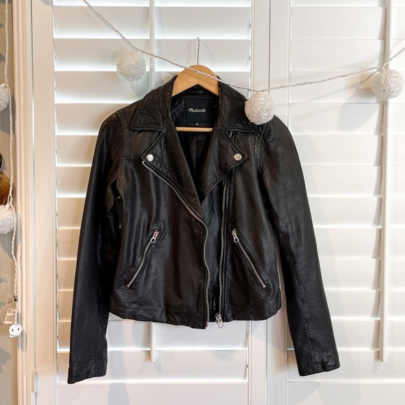 Madewell Jackets & Blazers - Madewell Black Leather Jacket